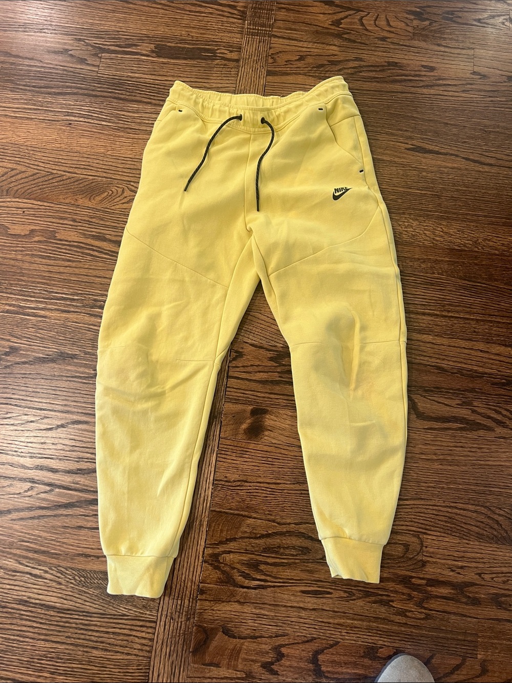 Nike Bright Yellow Athletic Jogger Pants